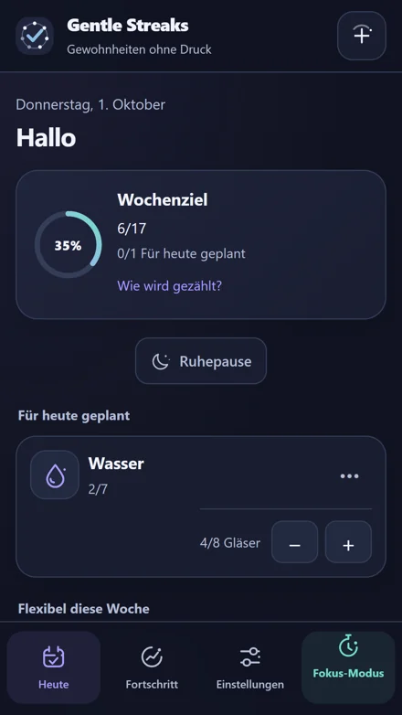 Ein Blick hinein — Deine nächste Gewohnheit